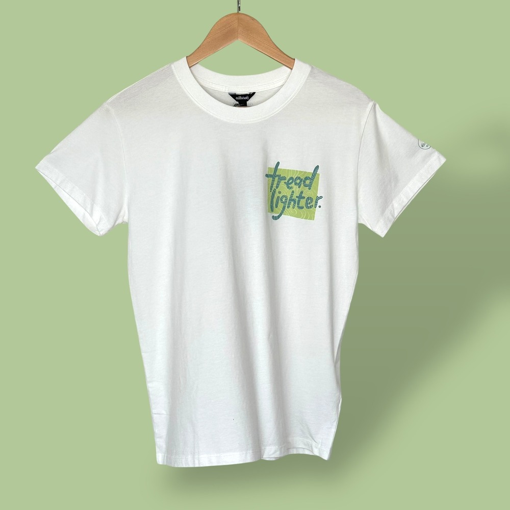Allbirds Limited Edition Blizzard Tread Lighter Organic Cotton Tee Shirt Women S